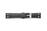 EBV-ST Aviator Style Leather Regular Watch Strap